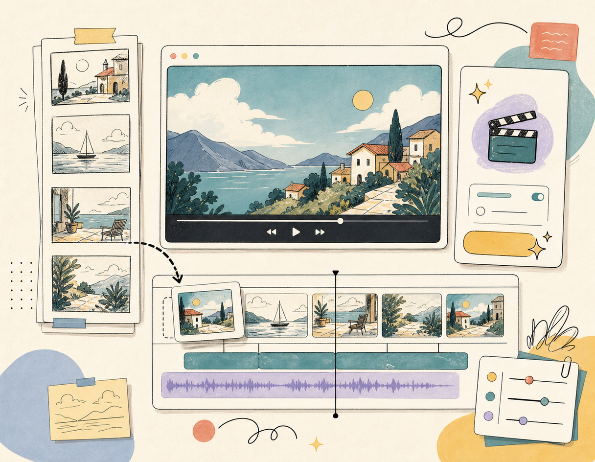 Storyboard workflow preview in preview mode