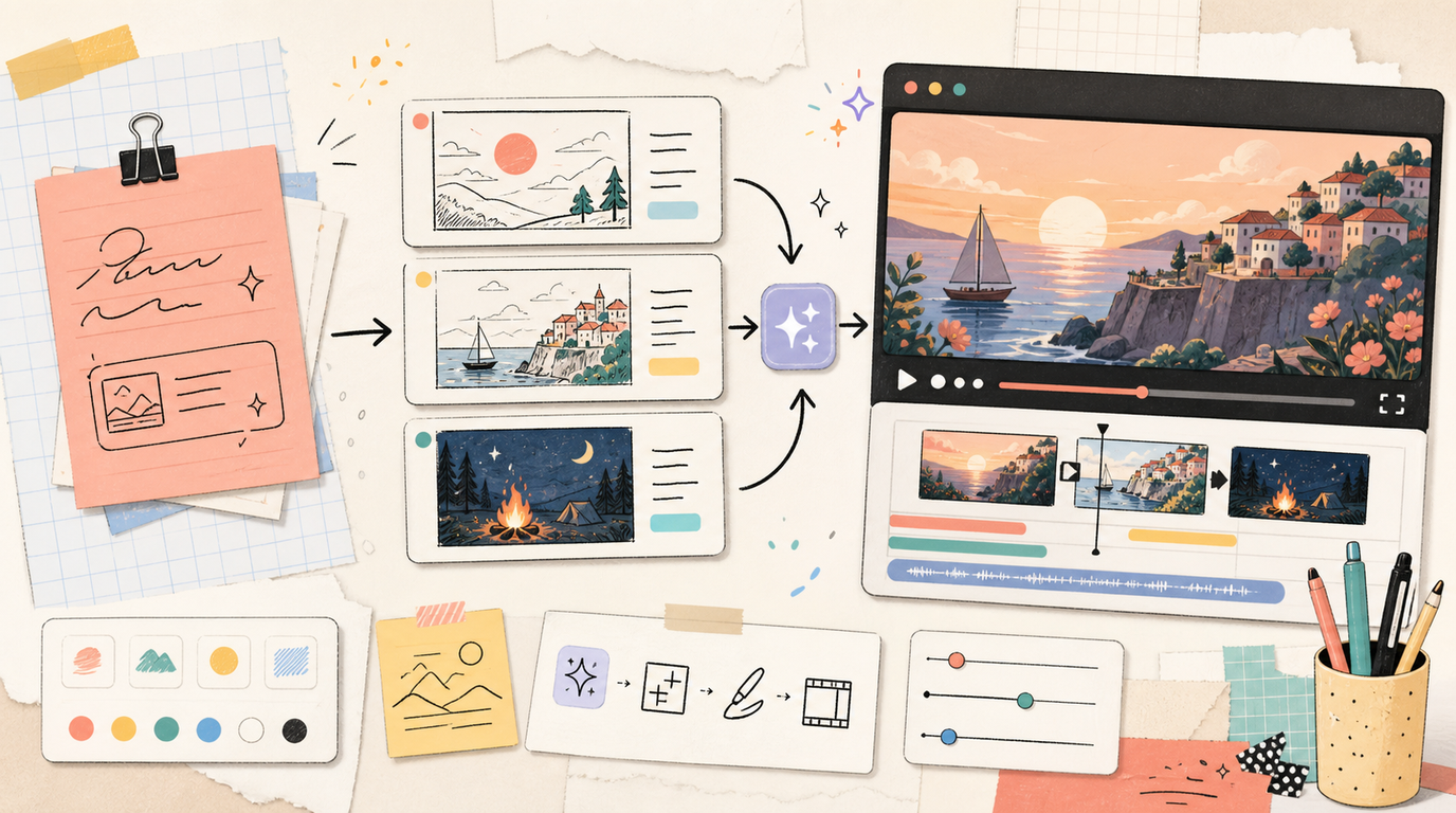 Storyboard2Video workflow preview in preview mode